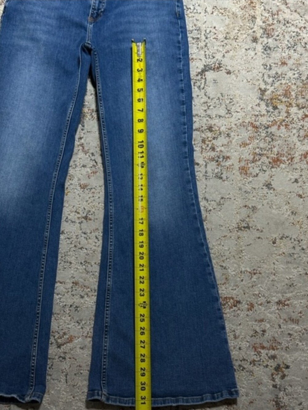 BDG Urban Outfitters Blue High-Rise Flared Women’s Jeans - Picture 7 of 11